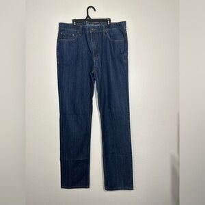 Ruff Hewn Size 36x34 Relaxed Fit Dark Wash Jeans